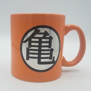 Dragon Ball Z Kame Kanji & Logo Orange Ceramic Mug 20‎ Oz